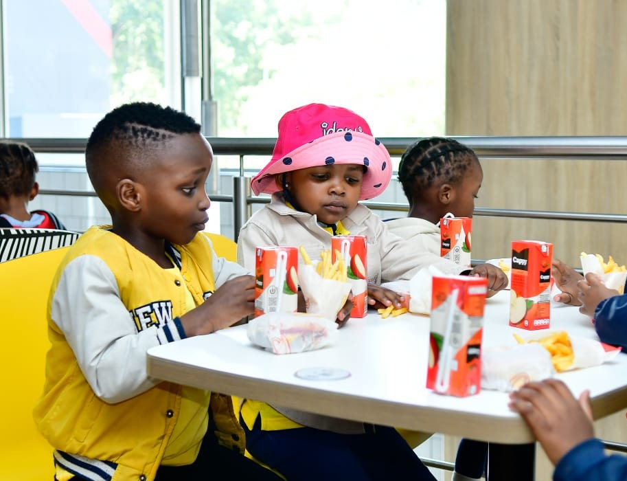 Children eating